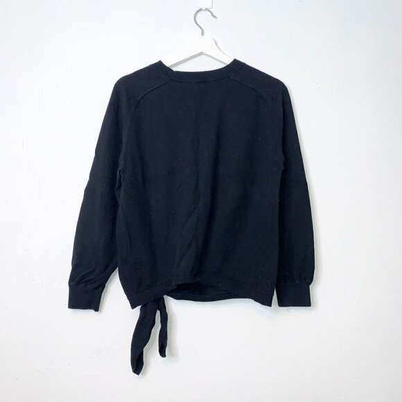 Vince Tie Waist Sweater In Black size XS - Picture 5 of 8
